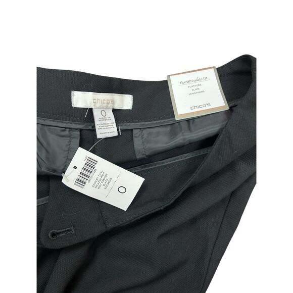 Chico's Black Wide Leg Pants - Picture 3 of 6